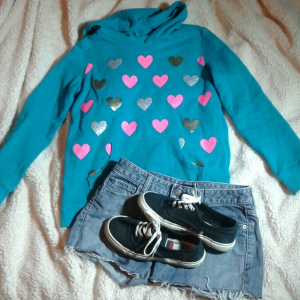 Girls Heart Hoodie